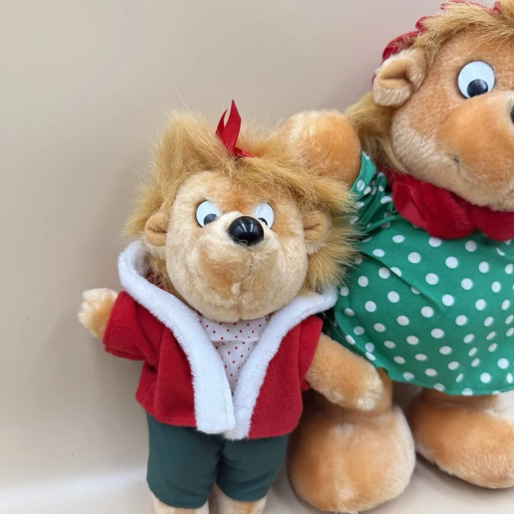 Berenstain Bear Applause Mama & Son Bear Plush Stuffed Animal Vintage 90s